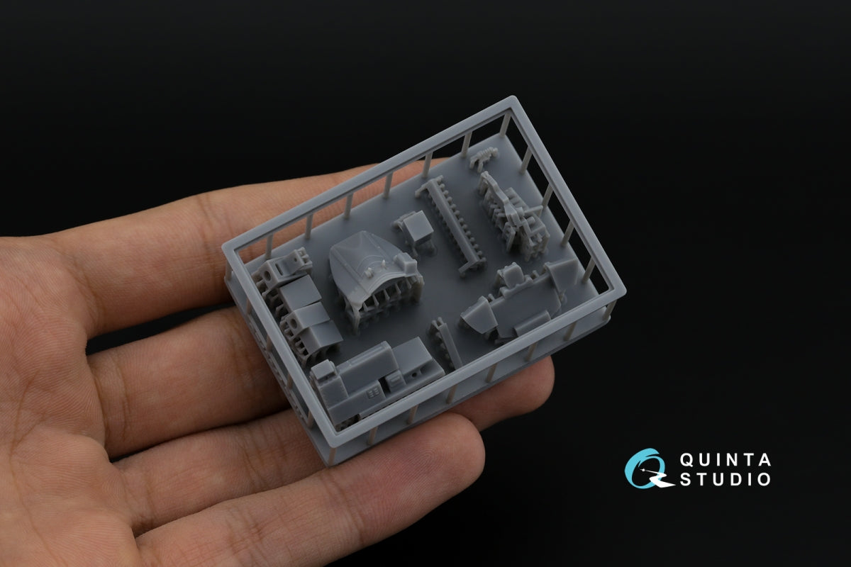 Quinta Studio QDS+48486 F-4N Phantom II 3D-Printed &amp;amp; coloured Interior on decal paper (Academy) (Small version) (with 3D-printed resin parts) 1/48 – zdjęcie 4