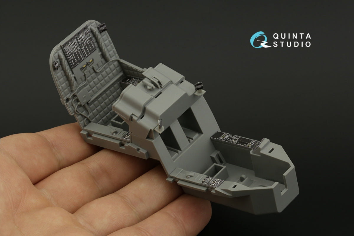 Quinta Studio QDS-35073 AH-64D/E 3D-Printed &amp;amp; colored Interior on decal paper (Meng) (small version) 1/35 – image 11