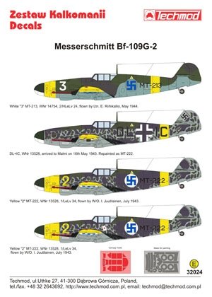 Techmod 32024 - Messerschmitt Bf 109G-2 1/32 – image 2