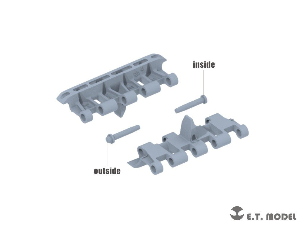 E.T. Model P35-068 British A34 Comet Cruiser Tank Workable Track For TAMIYA Kit ( 3D Printed ) 1/35 – zdjęcie 2