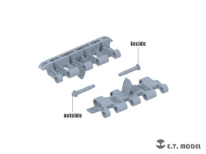 E.T. Model P35-068 British A34 Comet Cruiser Tank Workable Track For TAMIYA Kit ( 3D Printed ) 1/35 – zdjęcie 2