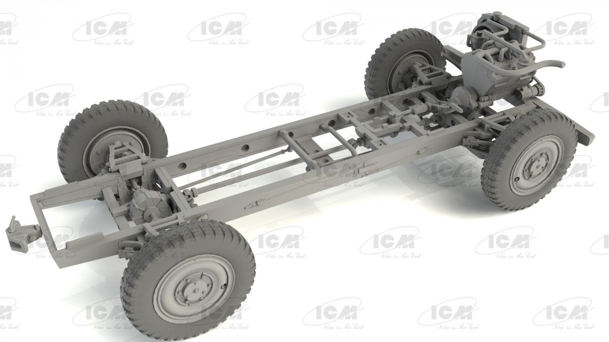 ICM 35110 Sd.Kfz. 247 Ausf.B, German Command Armoured Vehicle 1/35 – zdjęcie 7