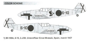 Dora Wings 48009 Bf.109 A/B Legion Condor 1/48 – zdjęcie 6