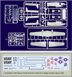 Roden 321 Fairchild C-119C Boxcar 1/144 – zdjęcie 2