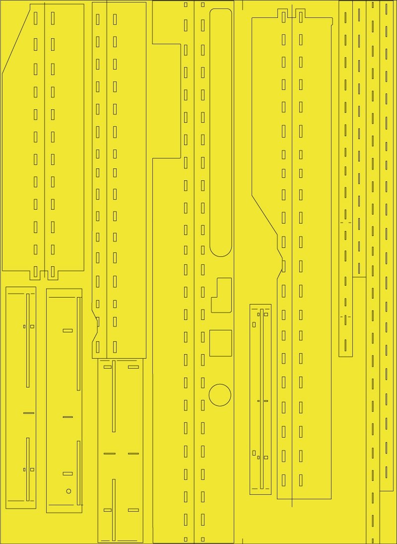 Pontos 35015WD1 USS CV-10 Yorktown Wooden Deck type 1 1944 1/350 – zdjęcie 5