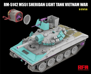 Rye Field Model 5142 M551 Light Tank Sheridan Vietnam War 1/35 – zdjęcie 6