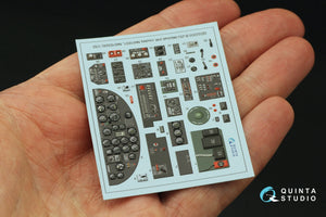 Quinta Studio QD32203 B-25J Mitchell Glass nose 3D-Printed &amp;amp; coloured Interior on decal paper (HK models) 1/32 – zdjęcie 3