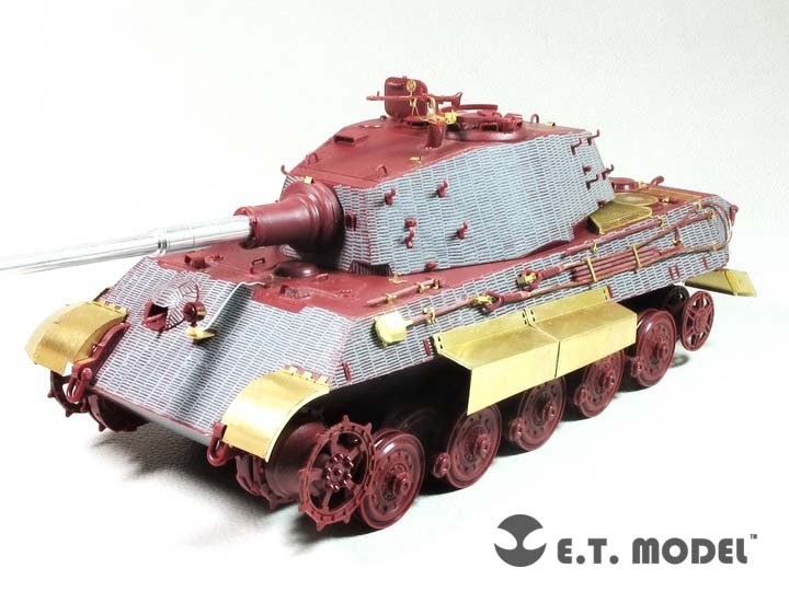 ET Model E35-259 WWII German KING TIGER（Henschel Turret）Basic (For MENG Kit) (1/35) – image 2