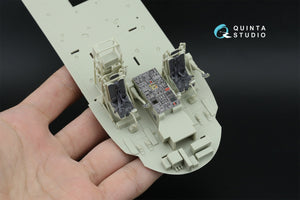 Quinta Studio QD35165 HH-60H Rescue Hawk 3D-Printed &amp; coloured Interior on decal paper (Kitty Hawk) 1/35