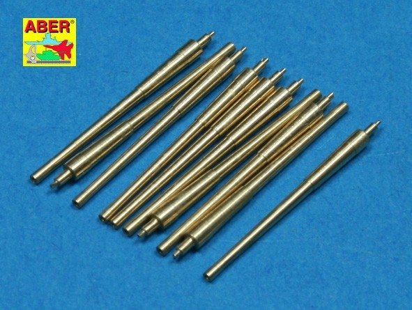 Aber 1/700L-22 Set of 10 pcs 356 mm barrels for Royal Navy King George V class battleships 1/700