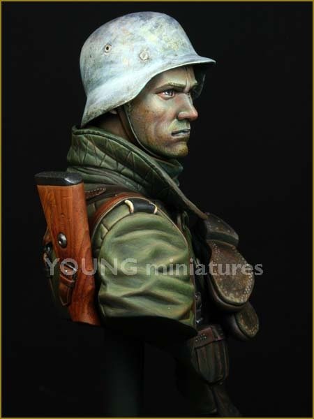 Young Miniatures YM1825 German Infantry Russian Front WWII 1/10 – zdjęcie 4