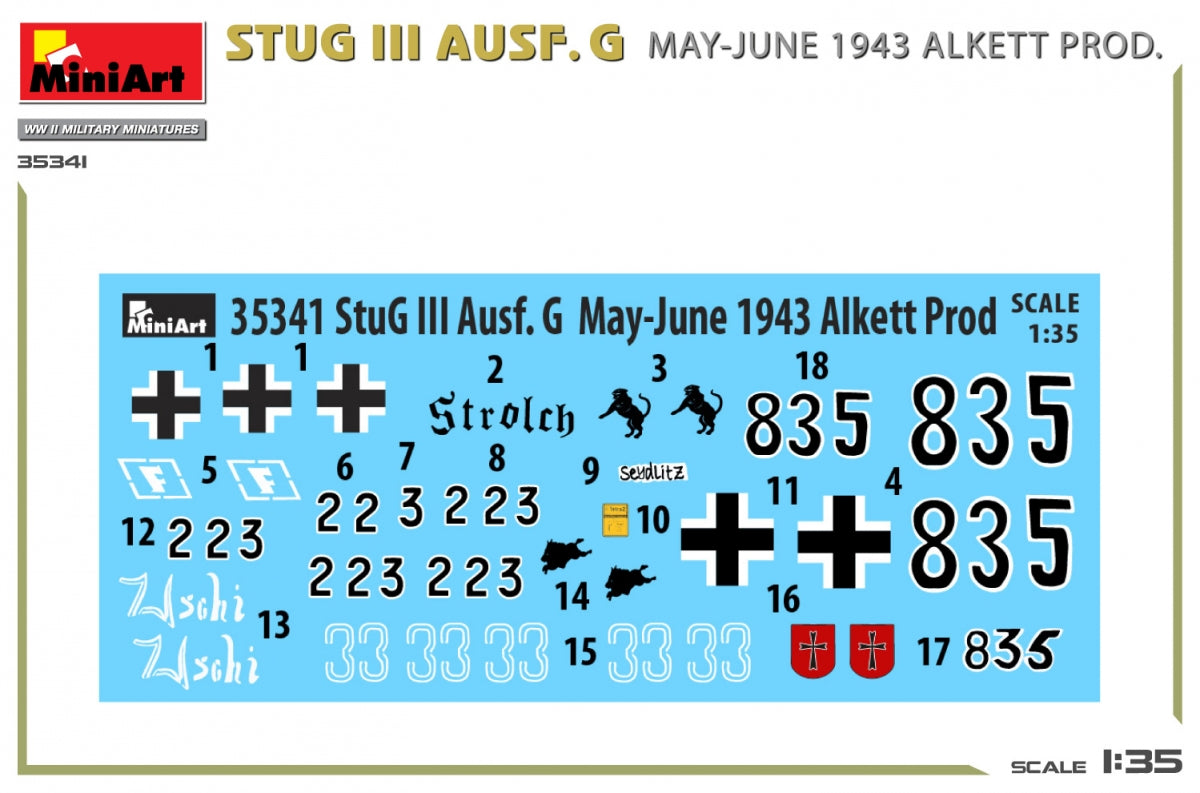 MiniArt 35341 STUG III AUSF. G MAY-JUNE 1943 ALKETT PROD. 1/35 – image 4