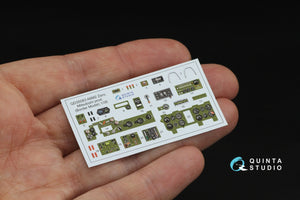 Quinta Studio QD35083 A6M2 Zero (Mitsubishi Prod.) 3D-Printed &amp;amp; colored Interior on decal paper (Border Model) 1/35 – image 4