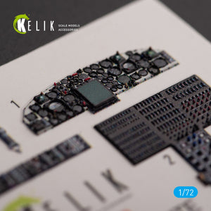 KELIK K72132 UH-2C SEASPRITE - interior 3D decals for Clear Prop kit 1/72 – image 4