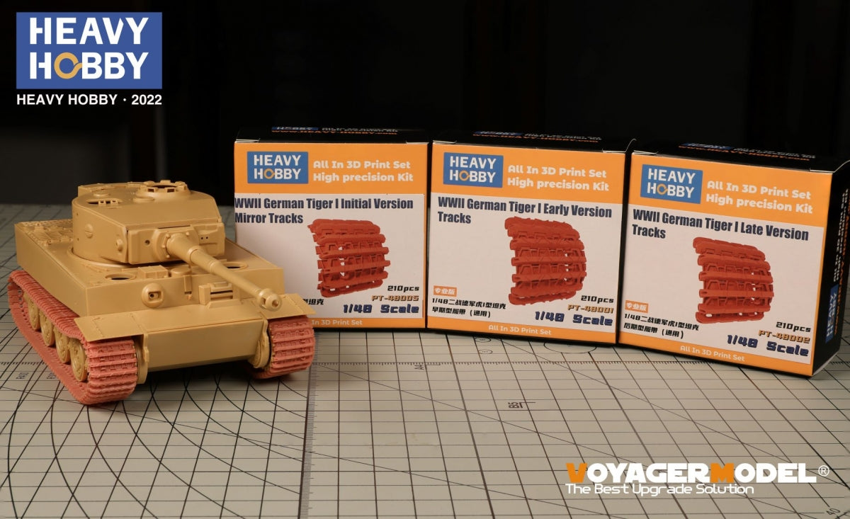 Heavy Hobby PT48001 WWII German Tiger I Early Version Tracks 1/48 – zdjęcie 3
