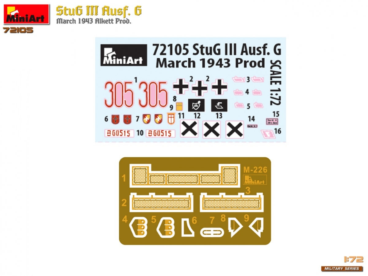 MiniArt 72105 StuG III Ausf. G March 1943 Prod. 1/72 – image 2