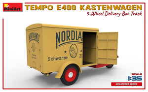 MiniArt 38047 TEMPO E400 KASTENWAGEN 3-WHEEL DELIVERY BOX TRACK 1/35 – zdjęcie 6