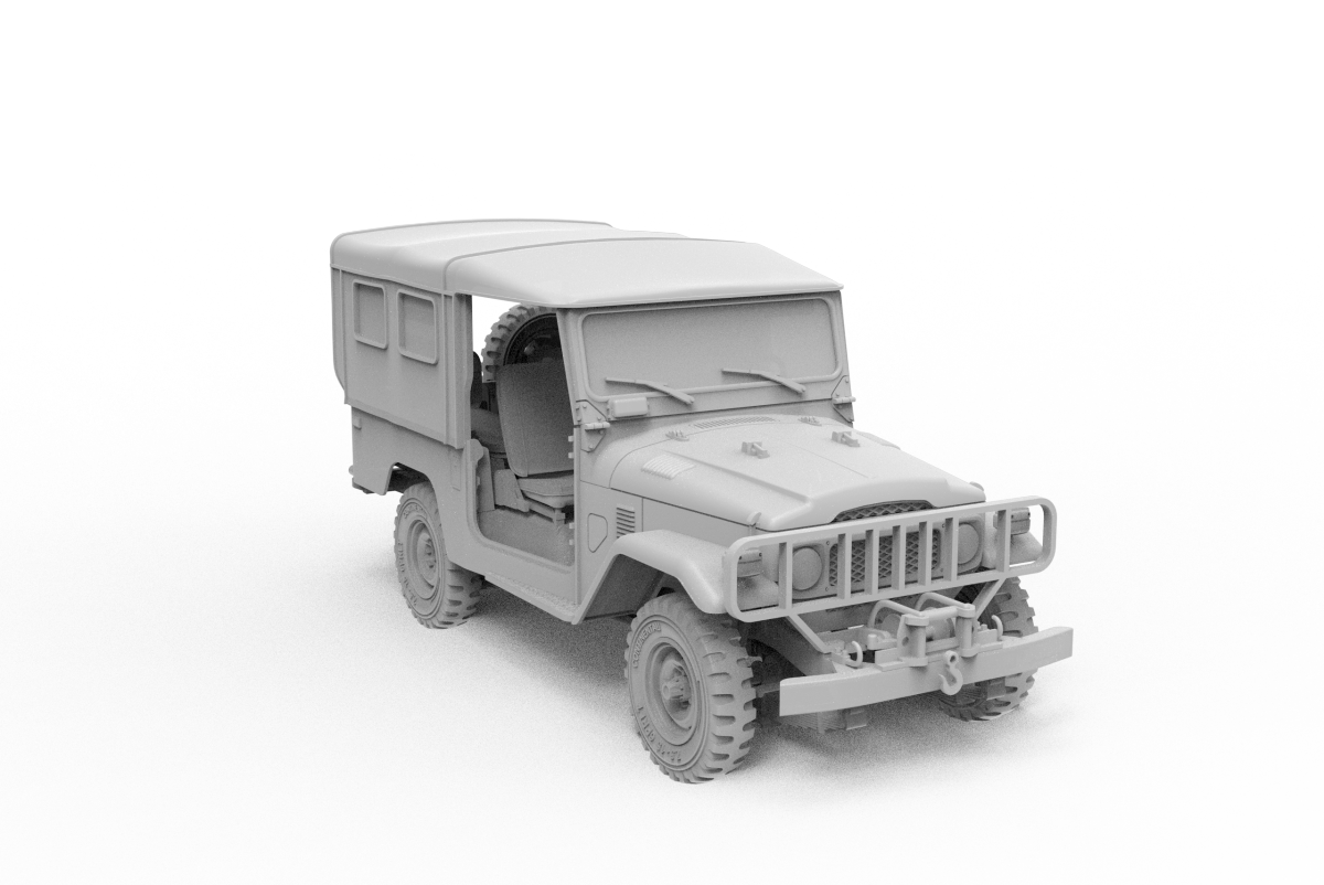 AK Interactive AK35004 FJ43 SUV WITH SOFT TOP IDF &amp;amp; LAF 1/35 – image 4