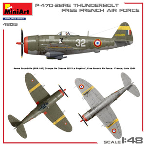 MiniArt 48015 P-47D-28RE THUNDERBOLT. GRATUIT FORCE AÉRIENNE FRANÇAISE 1/48 – image 3