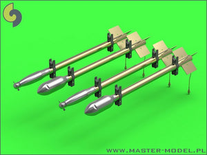 Master AM-24-013 Additional types of warheads for British RP-3 Rocket (60LB F, 25LB SAP, 25LB AP) 1/24 – image 3