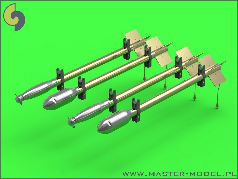 Master AM-24-013 Additional types of warheads for British RP-3 Rocket (60LB F, 25LB SAP, 25LB AP) 1/24 – image 3