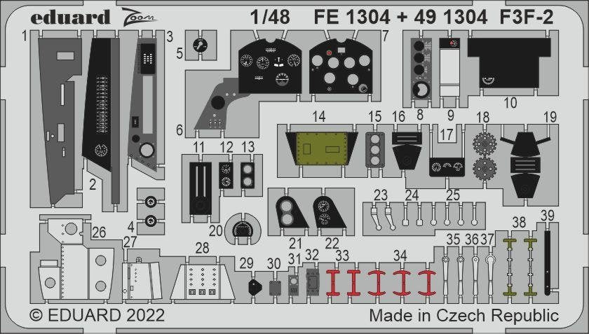 Eduard BIG49352 F3F-2 ACADEMY 1/48 – zdjęcie 5