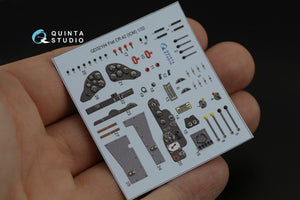 Quinta Studio QD32104 Fiat CR.42 3D-Printed &amp;amp; colored Interior on decal paper (ICM) 1/32 – image 10