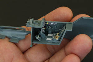 Quinta Studio QD48086 Bf 109E-1/E-3 3D-Printed &amp;amp; coloured Interior on decal paper (for Eduard kit) 1/48 – zdjęcie 10