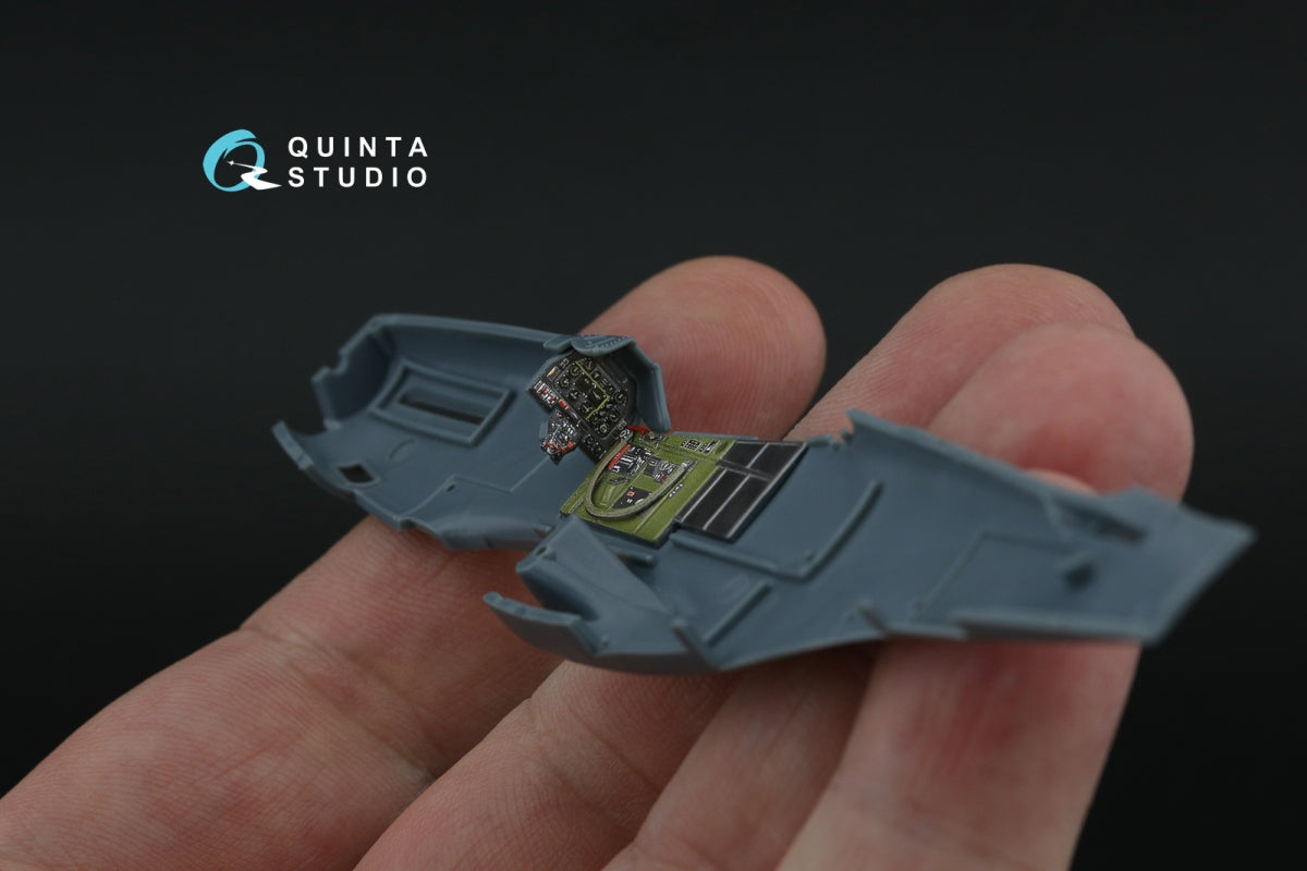Quinta Studio QD72182 P-51D Mustang Late 3D-Printed &amp;amp; coloured Interior on decal paper (Eduard) 1/72 – zdjęcie 8