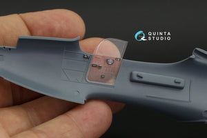 Quinta Studio QD48247 P-39 3D-Printed &amp;amp; coloured Interior on decal paper ( Eduard ) 1/48 – immagine 5