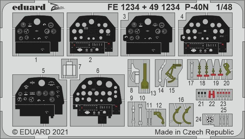 Eduard BIG49316 P-40N ACADEMY 1/48 – zdjęcie 4