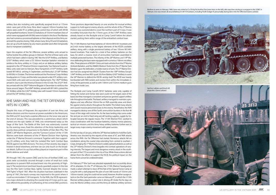 AK Interactive AK130007 AMERICAN ARTILLERY IN VIETNAM EN – zdjęcie 7