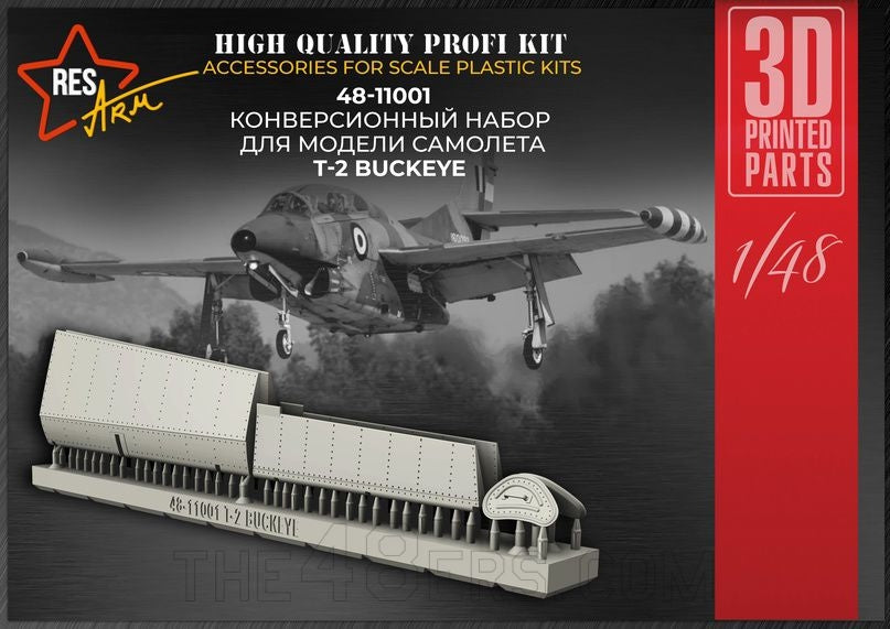 RESARM 48-11001 Conversion kit for T-2 BUCKEYE - Additions (3D resin printing) 1/48
