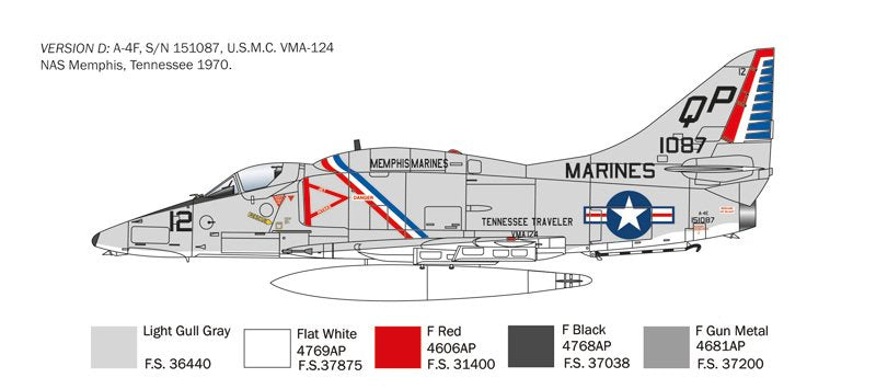 Italeri 2826 A-4 E/F/G Skyhawk 1/48 – zdjęcie 5