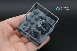 Quinta Studio QD+48617 Fairey Barracuda Gunner Station 3D-Printed &amp; coloured Interior on decal paper (Trumpeter) (with 3D-printed resin parts) 1/48