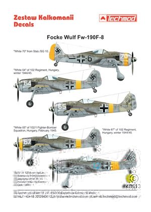 Techmod 48113 - Focke-Wulf Fw 190F-8 1/48 – image 2