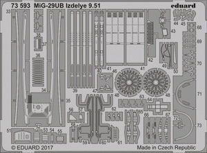 Eduard 73593 MiG-29UB Izdelye 9.51 TRUMPETER 1/72 – zdjęcie 2