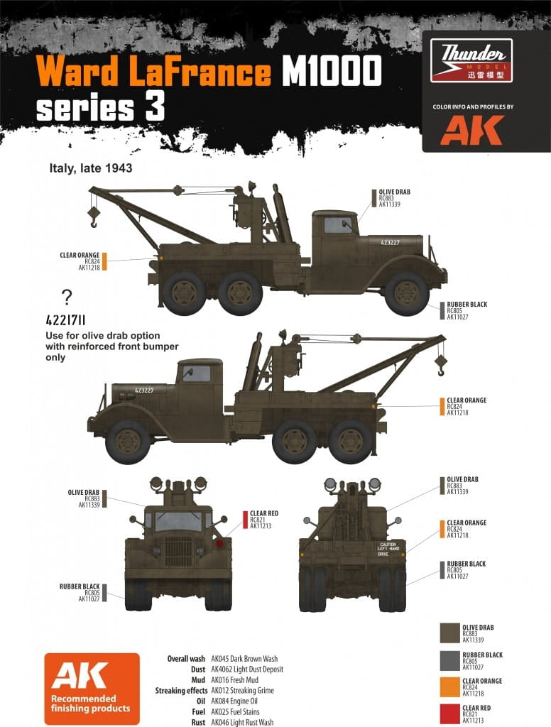 Thunder Model 35011 Heavy Wrecker Ward Lafrance Model 1000 Series 3 1/35 – zdjęcie 8