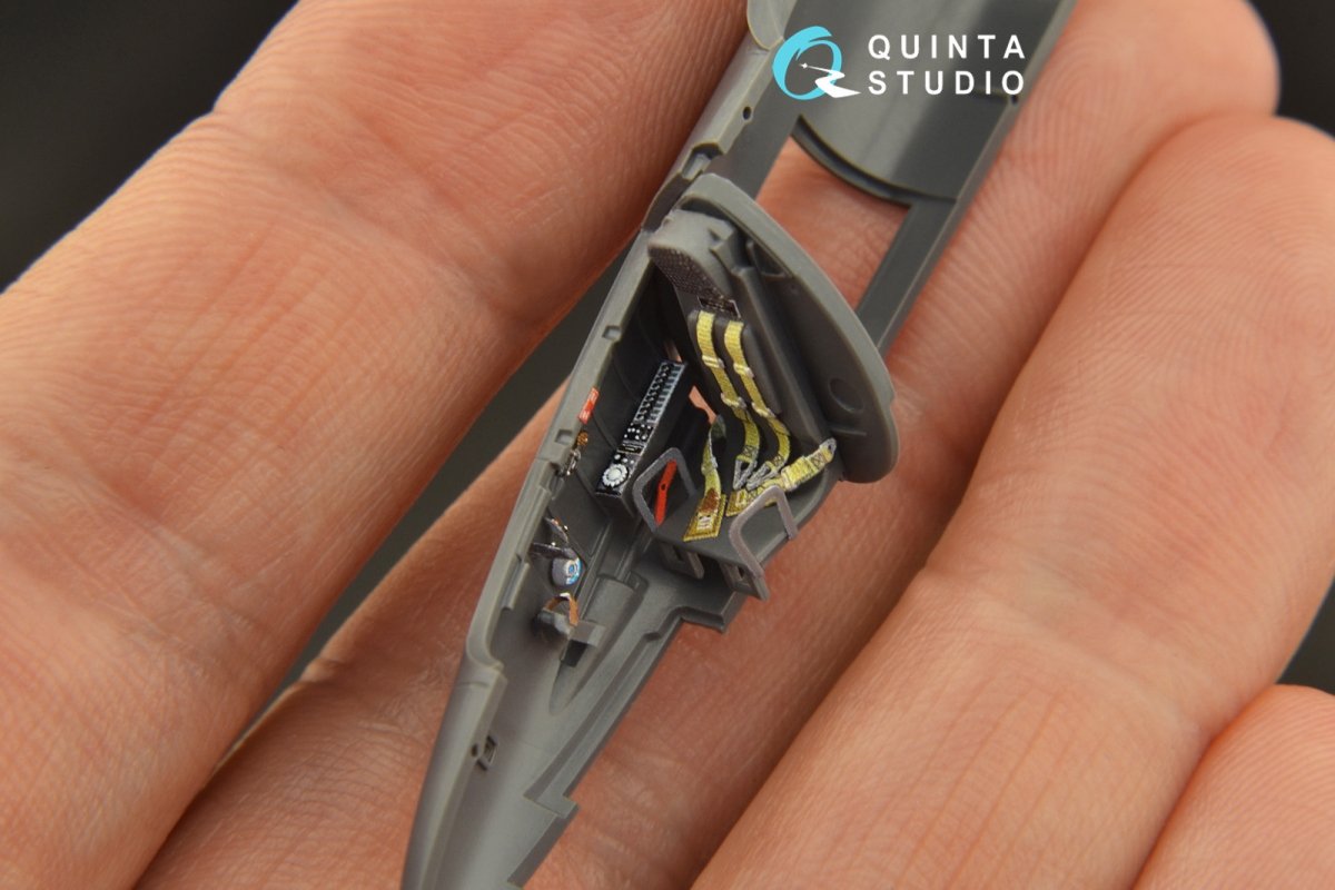 Quinta Studio QD72036 He 162 3D-Printed &amp;amp; coloured Interior on decal paper (Special Hobby) 1/72 – zdjęcie 4