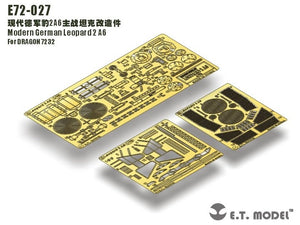 E.T. Model E72-027 Modern German Leopard 2 A6 For DRAGON 7232 1/72 – Bild 4