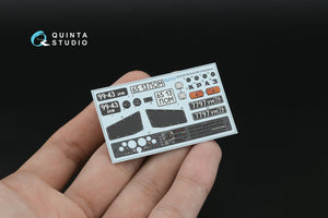 Quinta Studio QD+35159 KrAZ-260 3D-Printed &amp; coloured Interior on decal paper (HobbyBoss) (with 3D-printed resin parts) 1/35