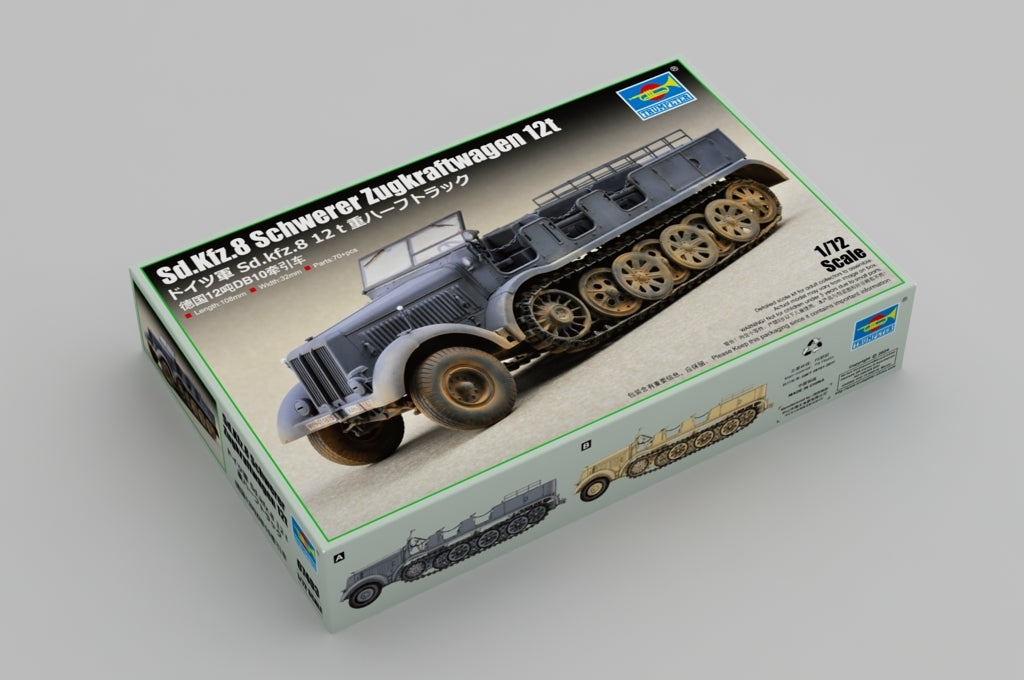 Trumpeter 07403 German Sd.Kfz. 8 schwerer Zugkraftwagen 12t 1/72 – zdjęcie 2
