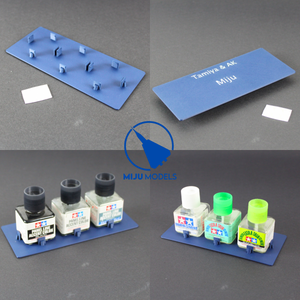 Miju Models HOLDER-TAM_AK-TRIPLE Podstawka potrójna / Triple stand Tamiya &amp; AK 40ml