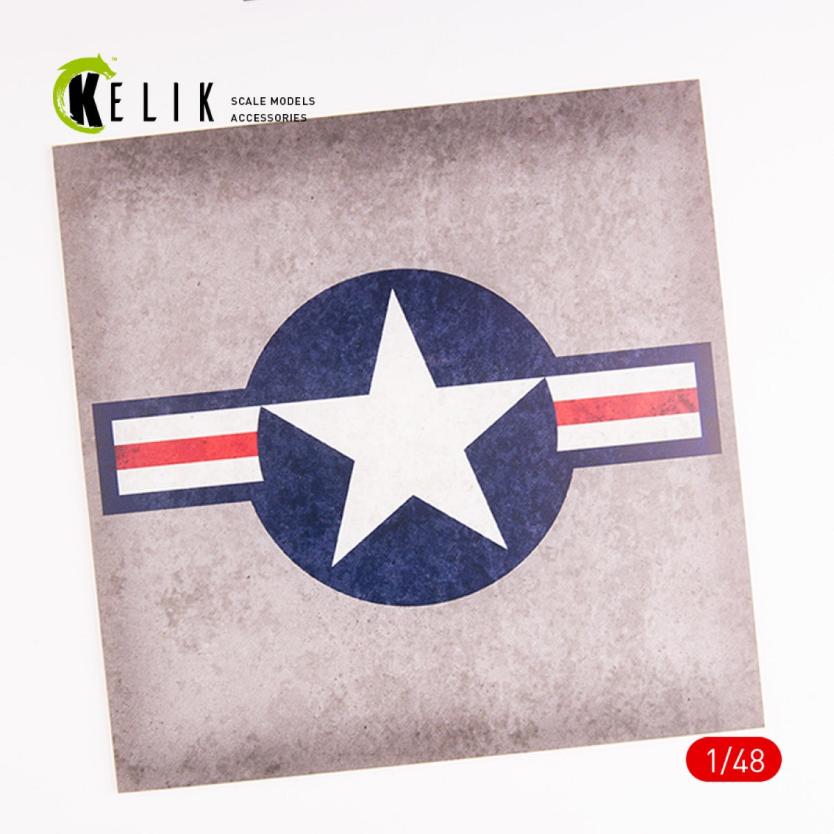 KELIK KS48027 US Roundel - Acrylic 3 mm (240 x 240 mm) (190g) 1/48 – image 4