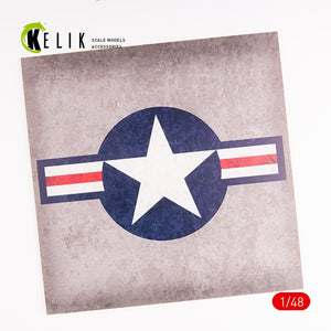 KELIK KS48027 US Roundel - Acrylic 3 mm (240 x 240 mm) (190g) 1/48 – image 4