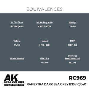 AK Interactive RC969 RAF Extra Dark Sea Grey BS381C/640 17 ml – zdjęcie 3