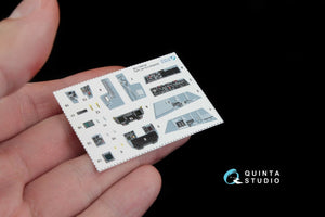 Quinta Studio QD48044 F/A-18C (early) 3D-Printed &amp;amp; coloured Interior on decal paper (for Kinetic) 1/48 – zdjęcie 6