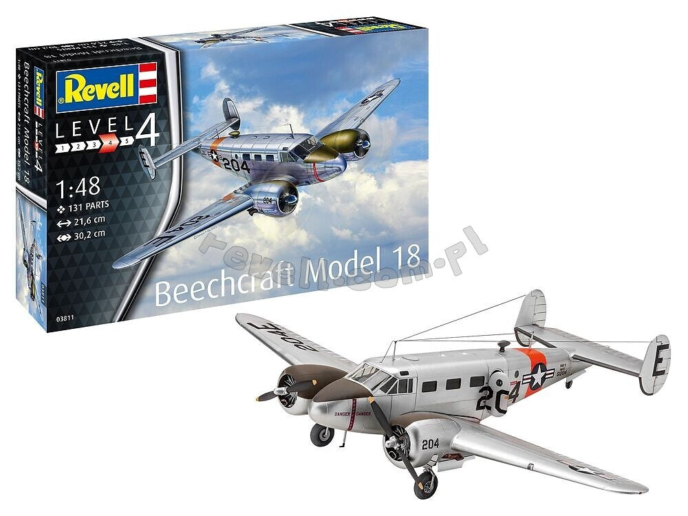 Revell 63811 Beechcraft Model 18 - model set 1/72 – zdjęcie 2