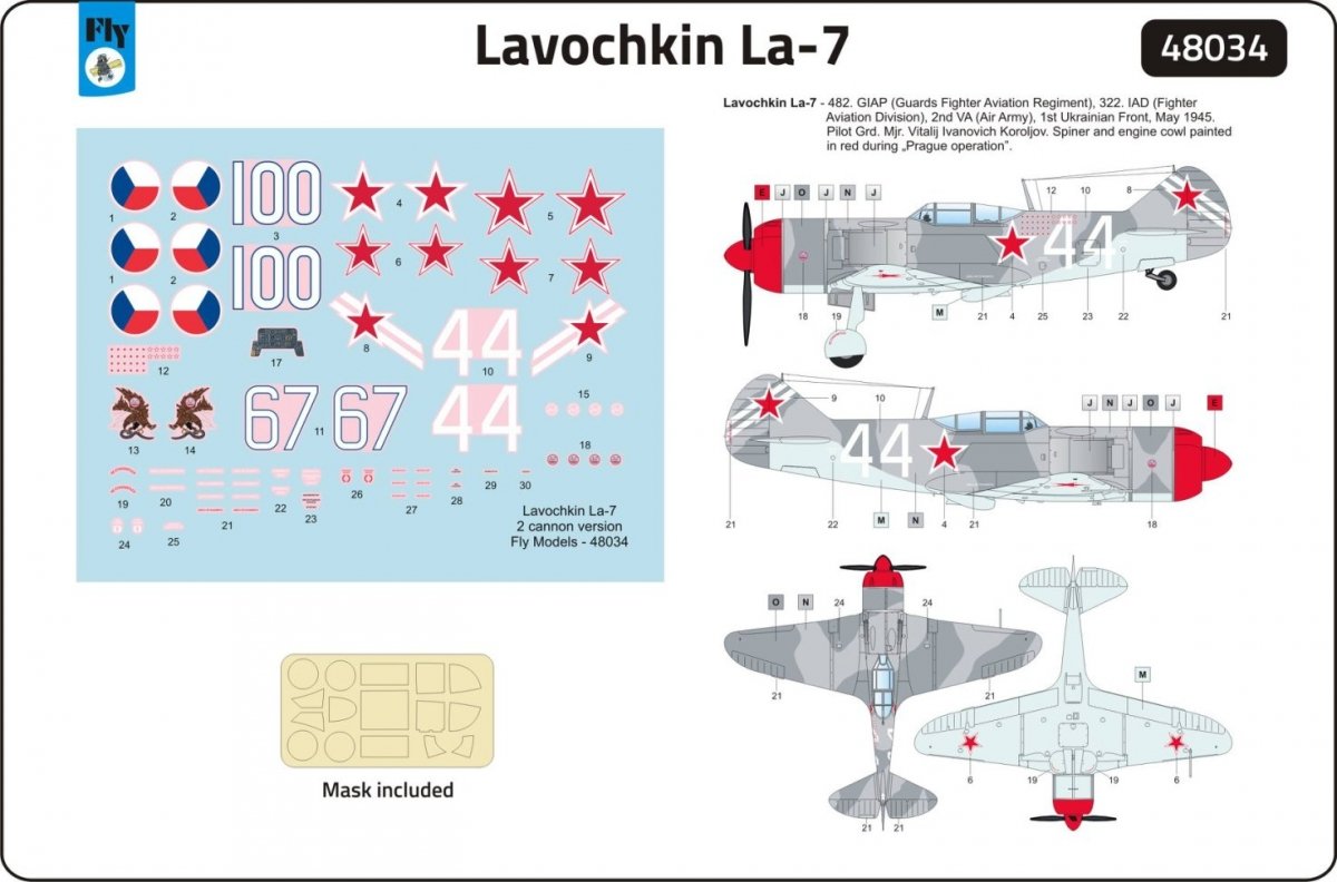 Fly 48034 Lavochkin La-7 1/48 – image 2