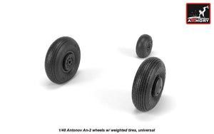 Armory Models AW48036 Antonov An-2/An-3 Colt wheels w/ weighted tires 1/48 – zdjęcie 3